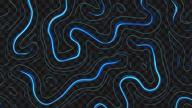 PSD texture of luminous neon circuitry snakes circuitry texture material an collage y2k clipart design