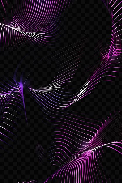 Texture optical illusion background with abstract shapes and glowing glowing y2k collage art neon