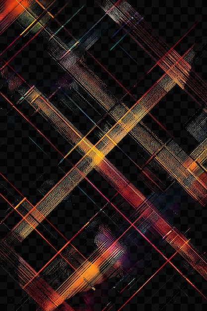 PSD texture tartan patterns background with crisscross and grid shapes b glowing y2k collage art neon