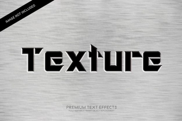 PSD texture text style effects