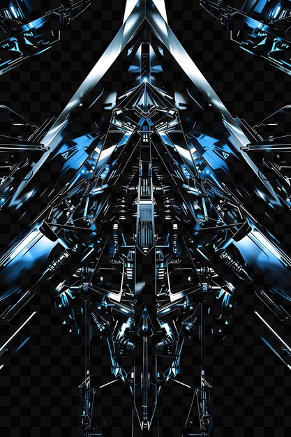 PSD texture triangular patterns background with cybernetic limbs and rob glowing y2k collage art neon