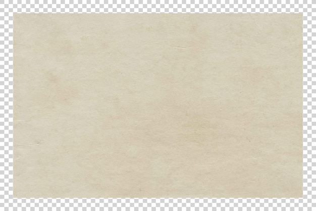 Textuur van bruin PSD-papier op doorzichtige achtergrond