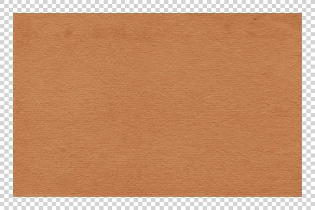 Textuur van bruin PSD-papier op doorzichtige achtergrond