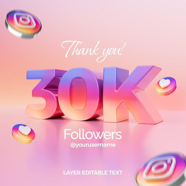 thank you for 30k followers on instagram