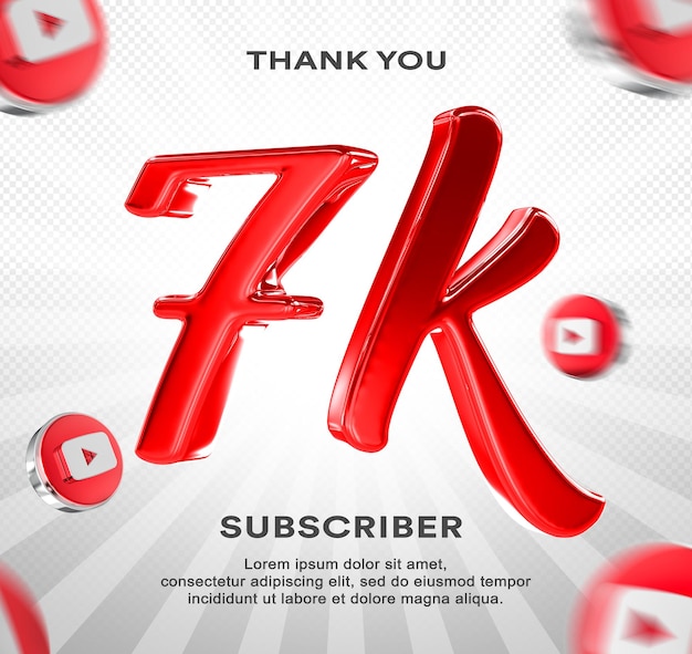 Thank you 7k subscribers