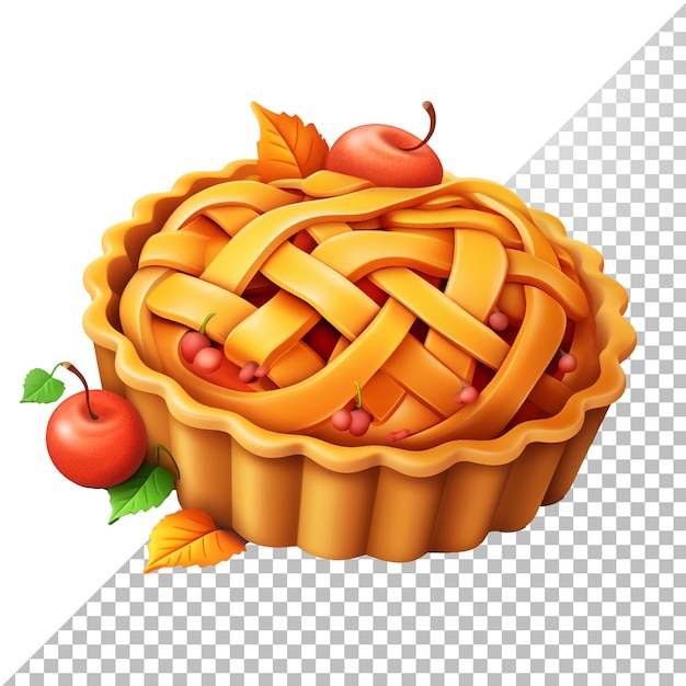 PSD thanksgiving cake in 3d