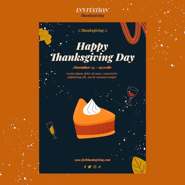 PSD thanksgiving celebration invitation