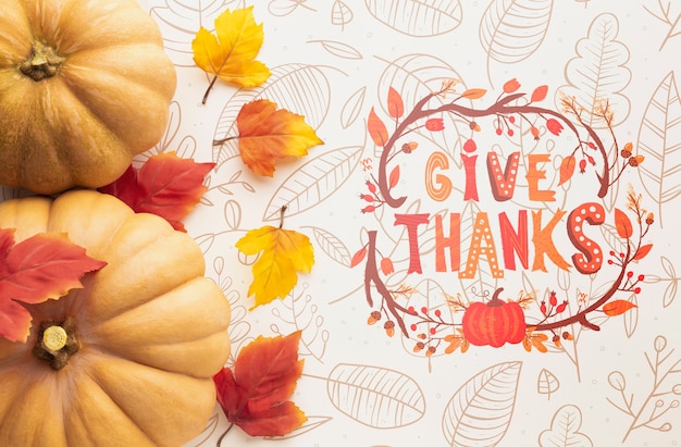 thanksgiving day message concept