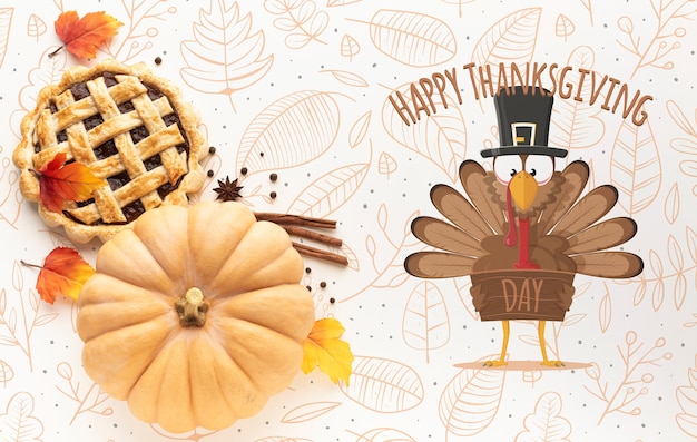 PSD thanksgiving day mock-up concept