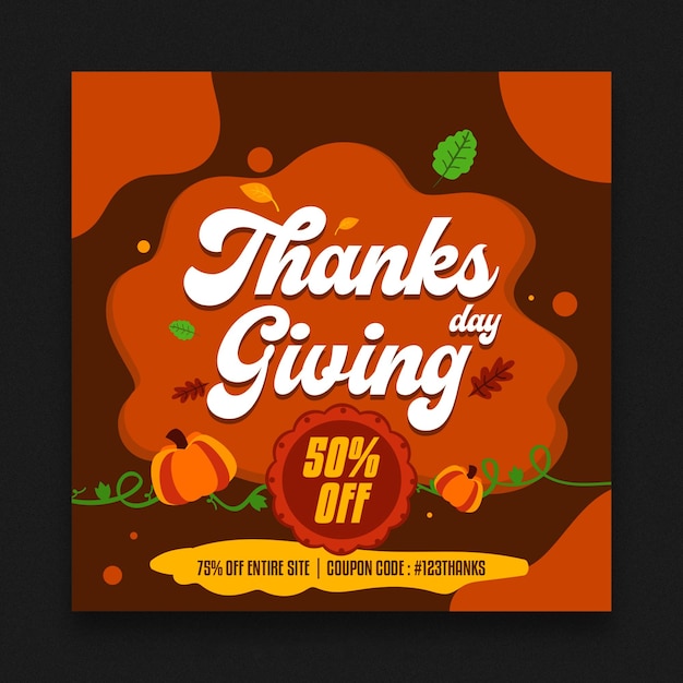 Thanksgiving Day Sale Banners Post