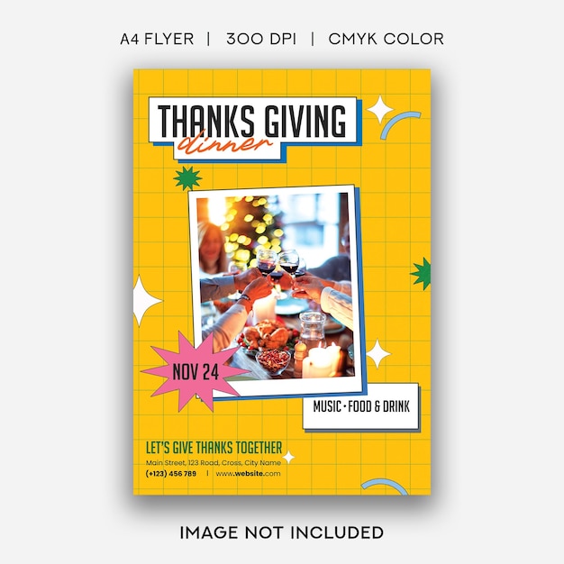 Thanksgiving Flyer Template