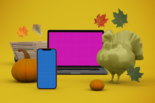 Thanksgiving Responsieve mockup