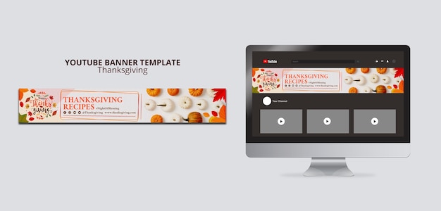 PSD thanksgiving template design