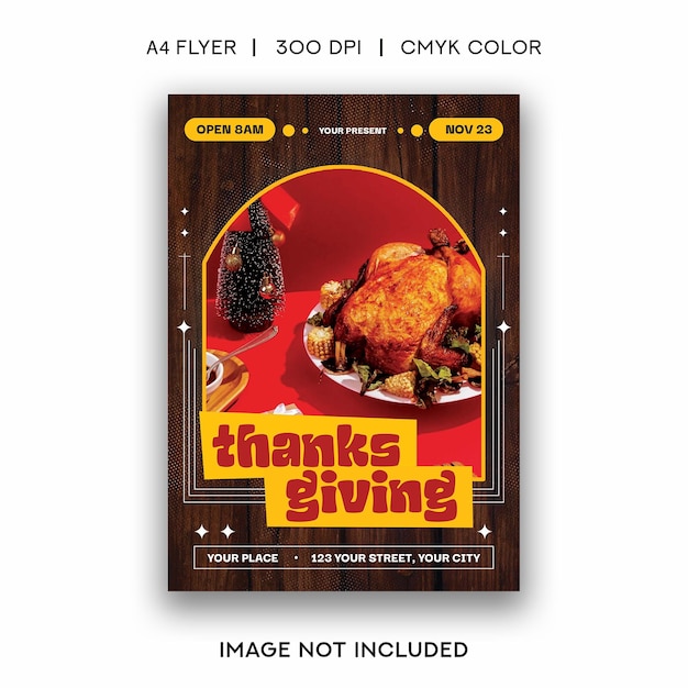 Thanskgiving party flyer
