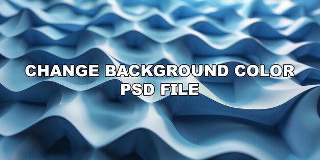 PSD 画像は,非常に滑らかな質感のストック背景を持つ青い波のクローズアップです