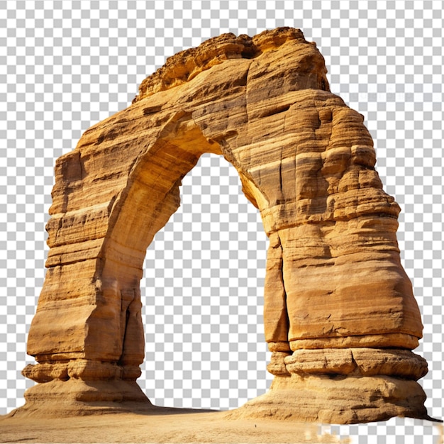 PSD Естественная арка рияда, саудовская аравия на прозрачном фоне