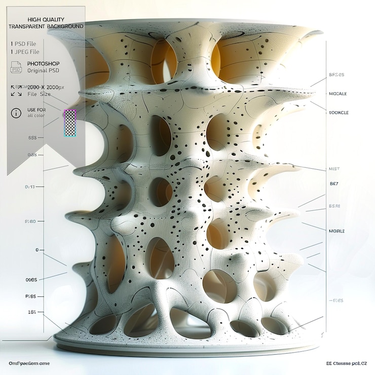 PSD the process of making threedimensional solid objects from digital models on transparent background