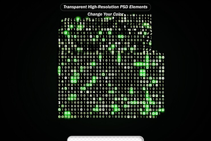 PSD the symbol keyboard burns in green fire