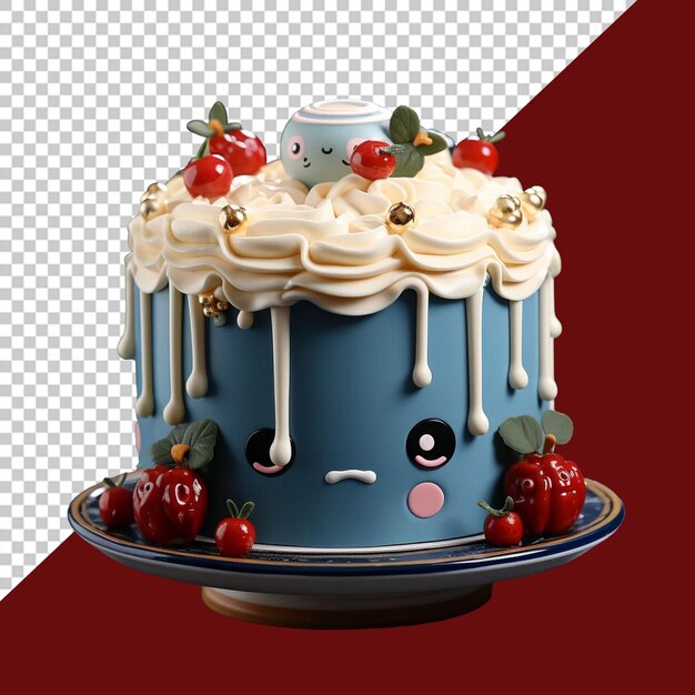 PSD Невероятное впечатление от торта ко дню рождения