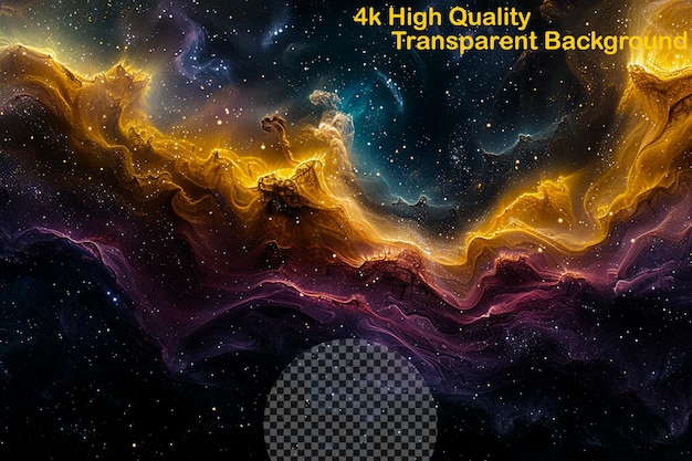 the universe is an astromosaic where the myriad colors on the transparent background