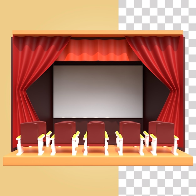 PSD theatre 3d icont