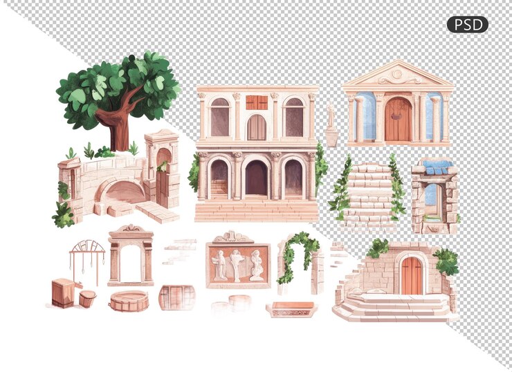 PSD themed indoor performance amphitheater