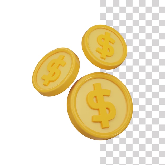 There are some gold colored dollar coins