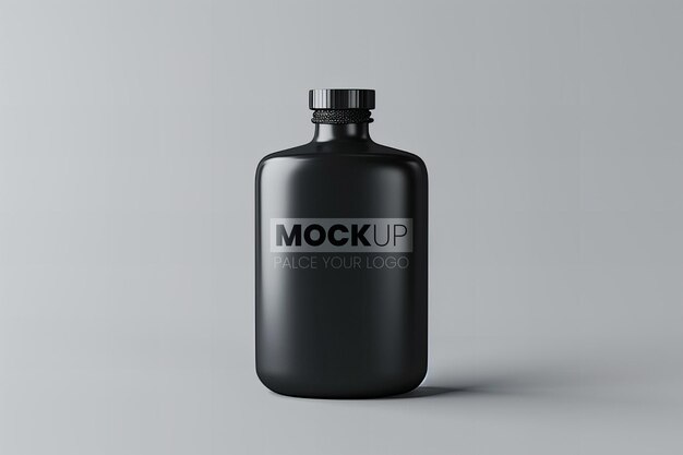 PSD thermal flask mockup