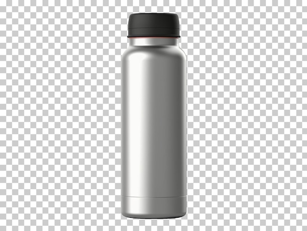 Thermo waterfles geïsoleerd op transparante achtergrond png psd