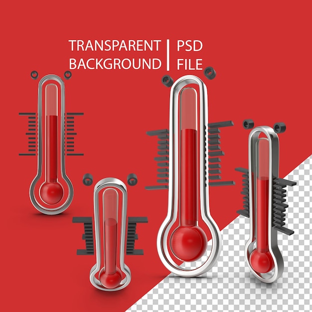 PSD thermometer cartoon png