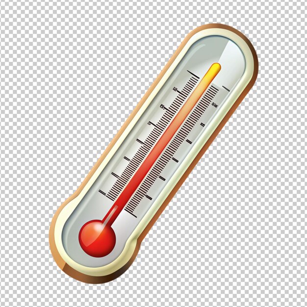 Термометр на прозрачном фоне