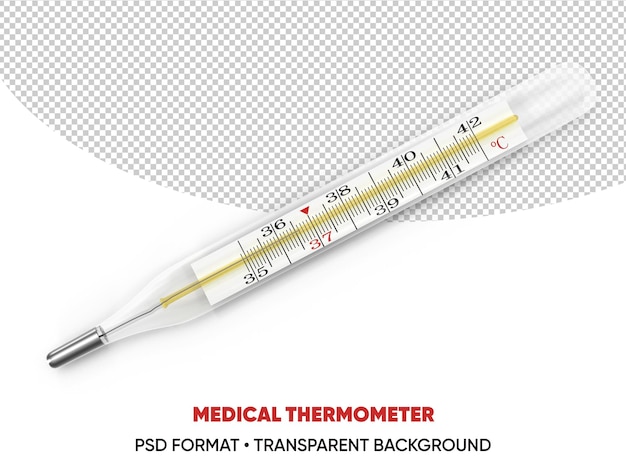 Thermometer transparante achtergrond