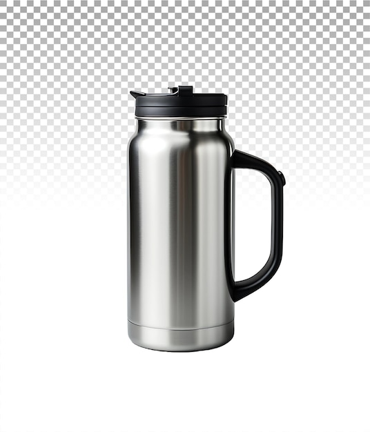 Thermos in transparent format