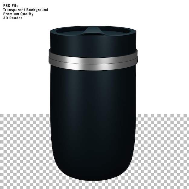 PSD thermos tumbler