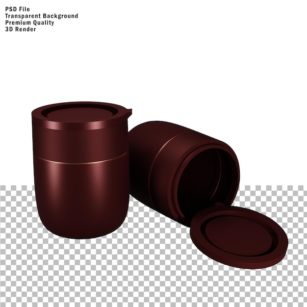 PSD thermos tumbler