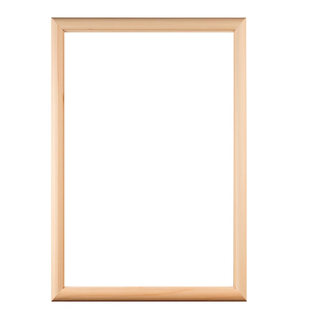 PSD thin wood frame 10x15 natural color