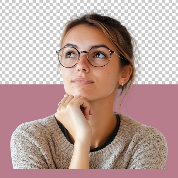 think isolated png psd