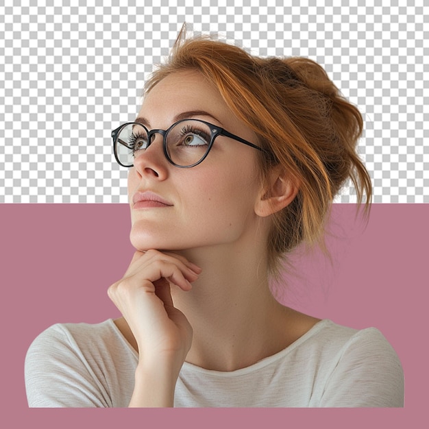 think isolated png psd