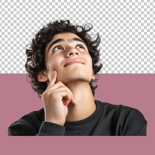 think isolated png psd