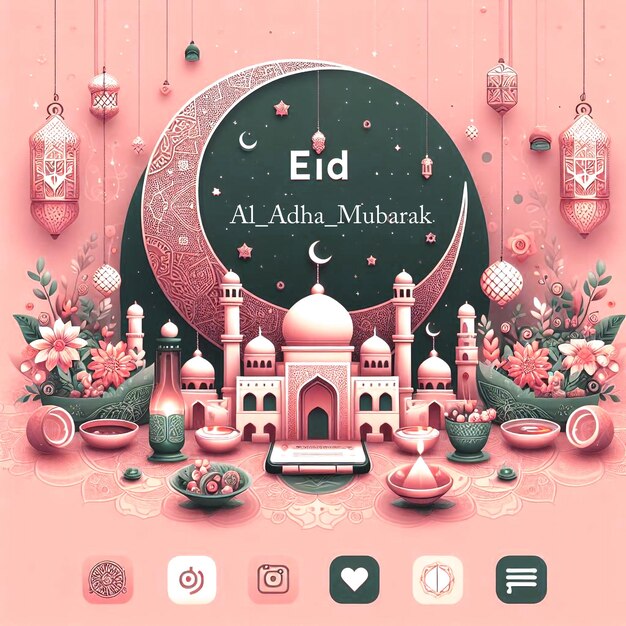 PSD this design is mainly made for eid ul adha mubarak