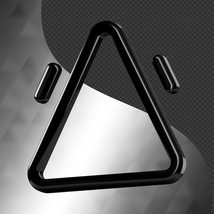 PSD this is a beautifully designed 3d abstract icon with a beautiful metallic texture