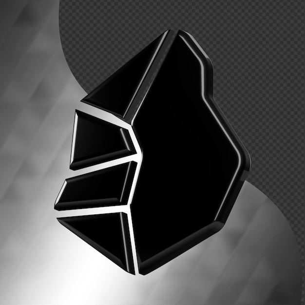 PSD this is a beautifully designed 3d icon with a beautiful metallic texture