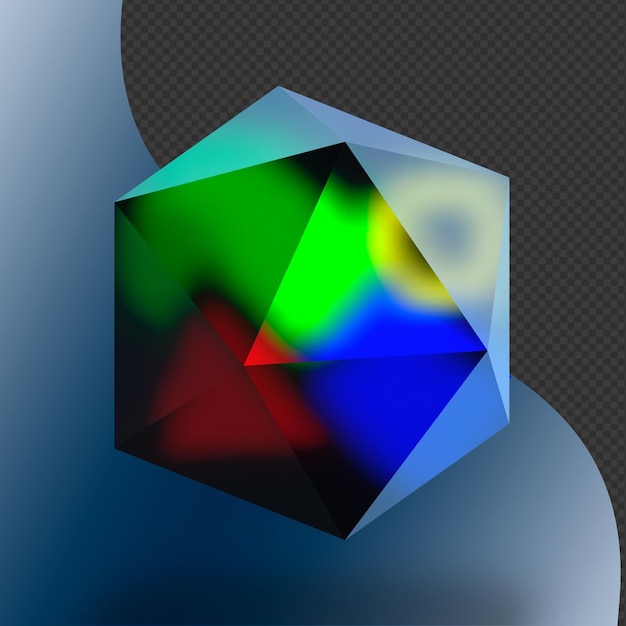 This is a beautifully designed 3D tetrahedron that you can use in web design or anywhere you like