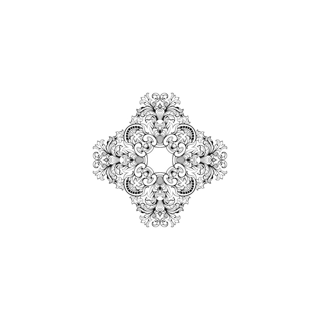 this ornament can be used as a background or object as you wish
