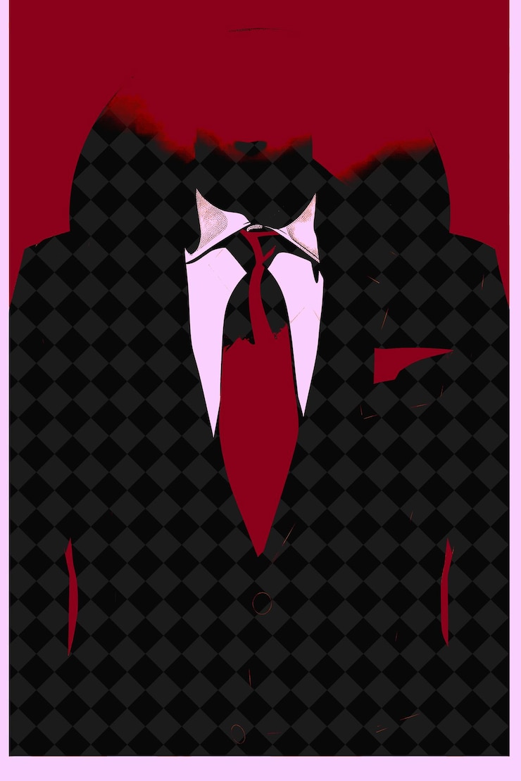 PSD thoughtful presidential candidate portrait with bitcoin char illustration election campaign design