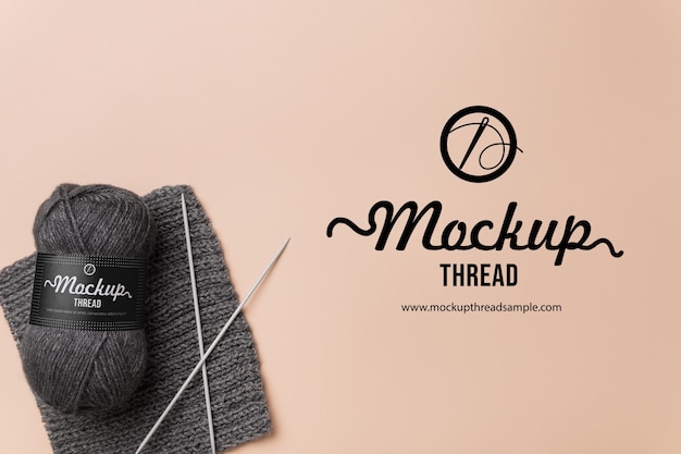 Thread branding mockup