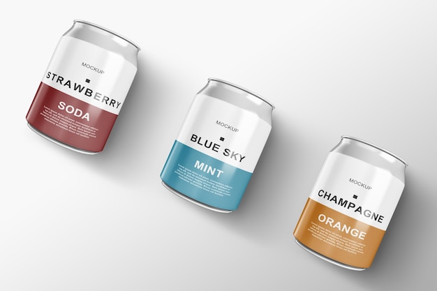 three can mockup