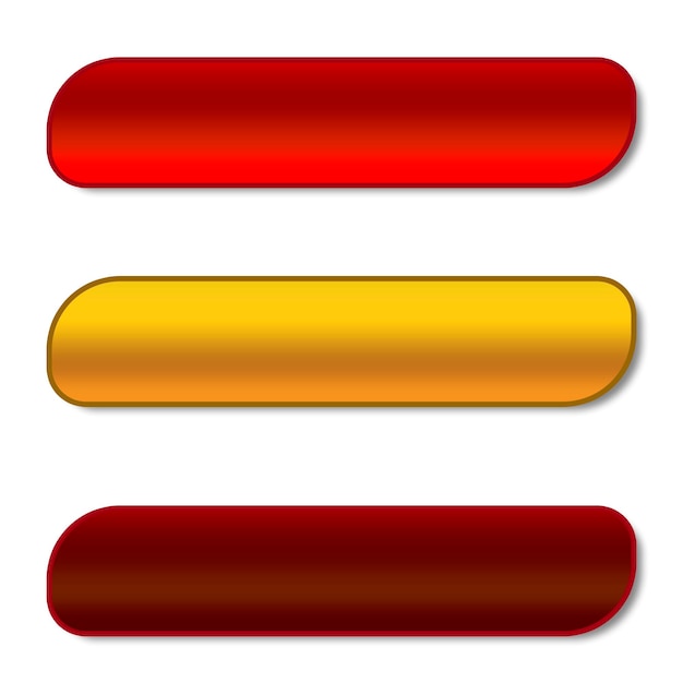 three different colored pill bottles with one that says red
