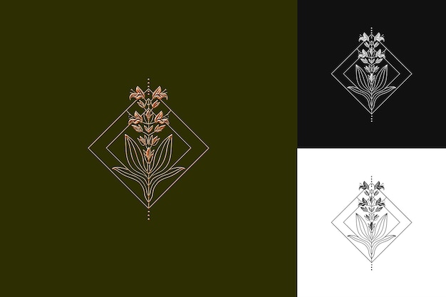 three different designs with the same design as the one that is from the first