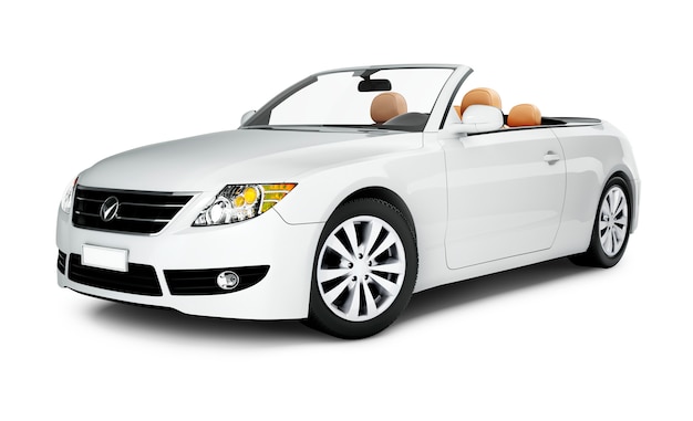 three dimensional image of car